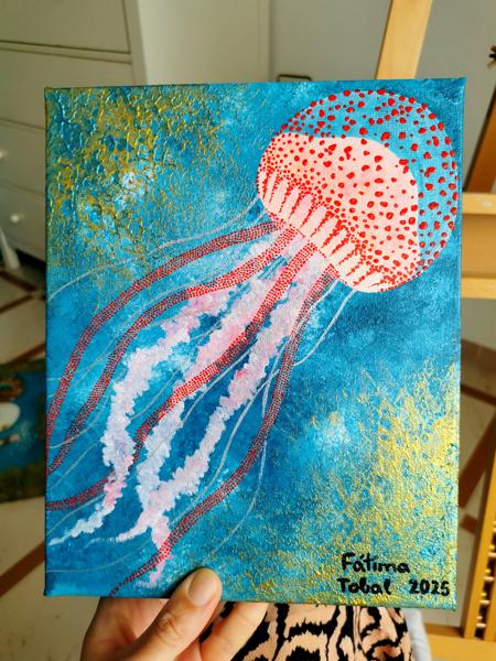 Medusa Luminiscente, 20x25cm.