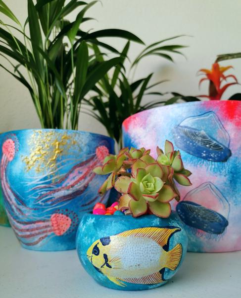 Mini Macetero Pez