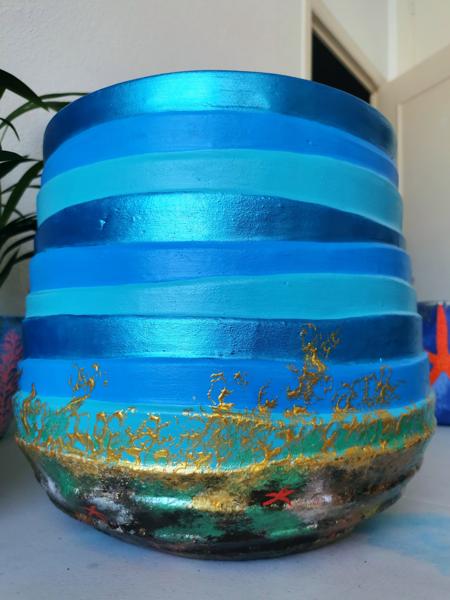 Macetero Corrientes Marinas